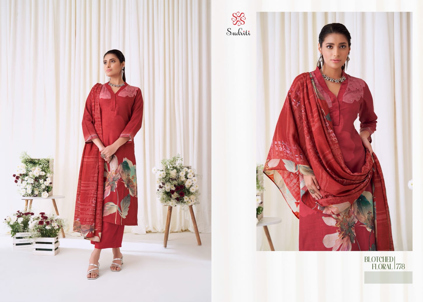 Sudriti Blotched Floral collection 10
