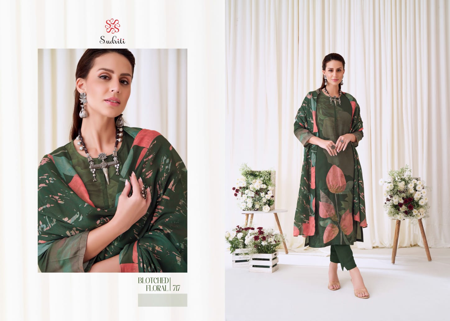 Sudriti Blotched Floral collection 9