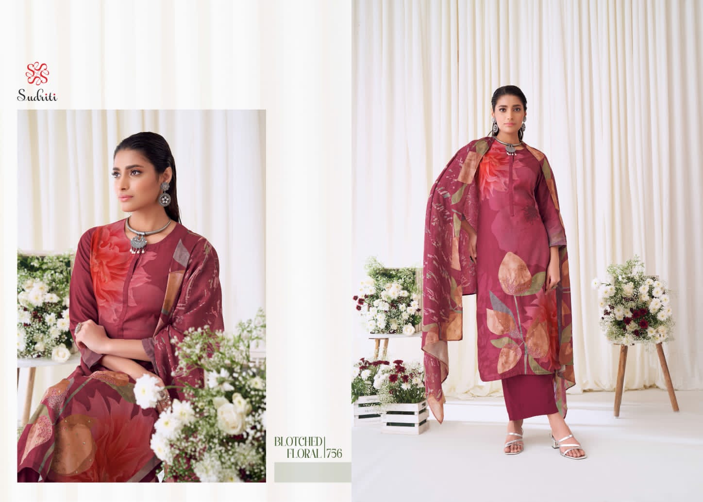 Sudriti Blotched Floral collection 2