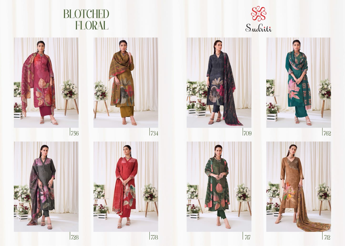 Sudriti Blotched Floral collection 13