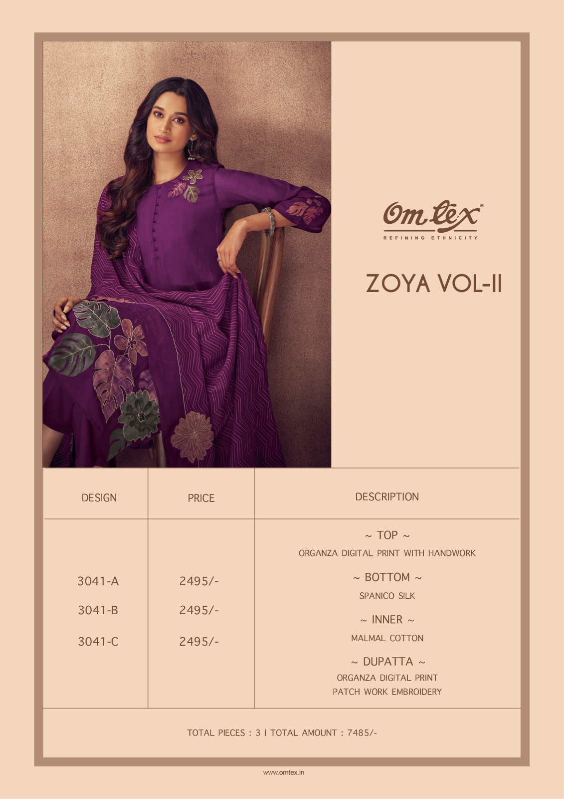 Omtex Zoya Vol 2 collection 5