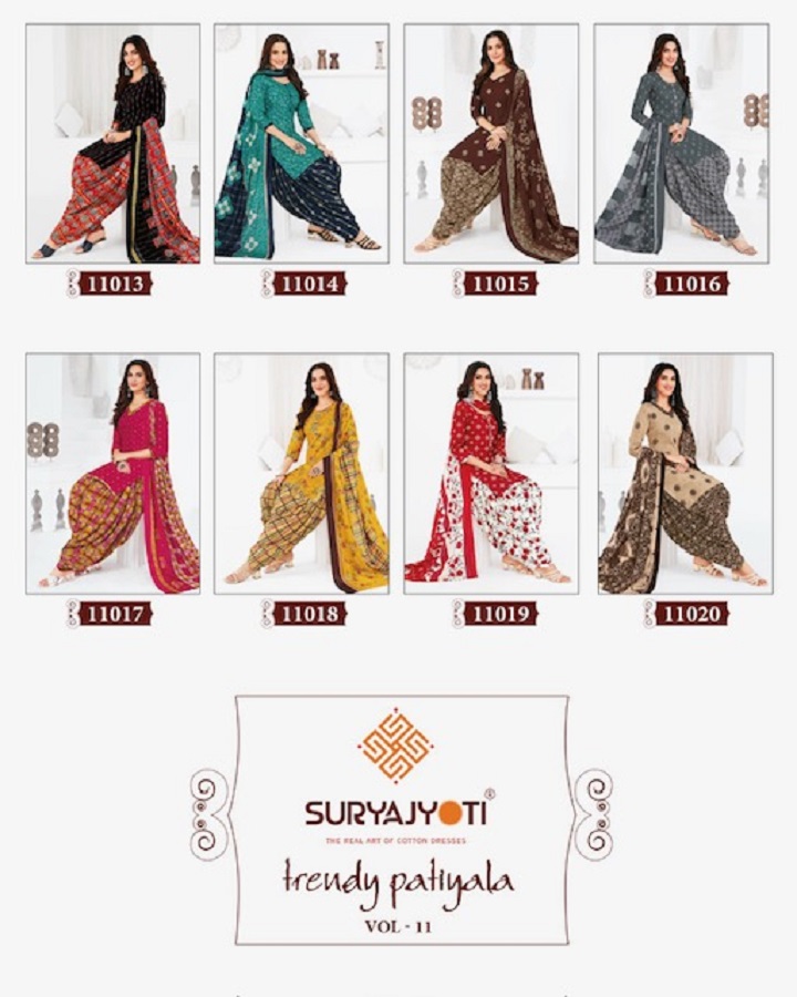 Suryajyoti Trendy Patiyala Vol 11 collection 18