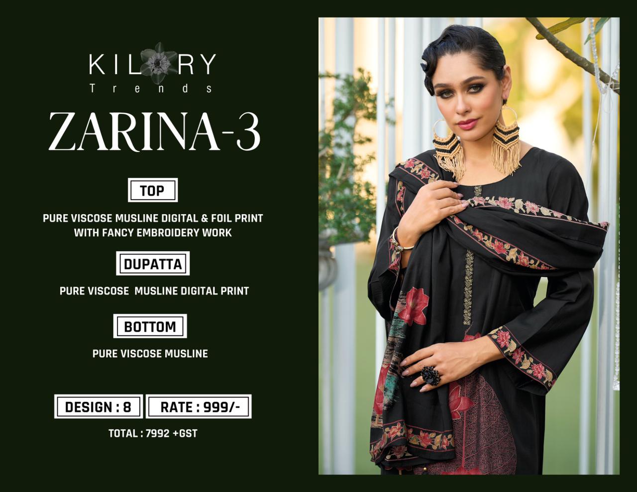 Kilory Zarina Vol 3 collection 4