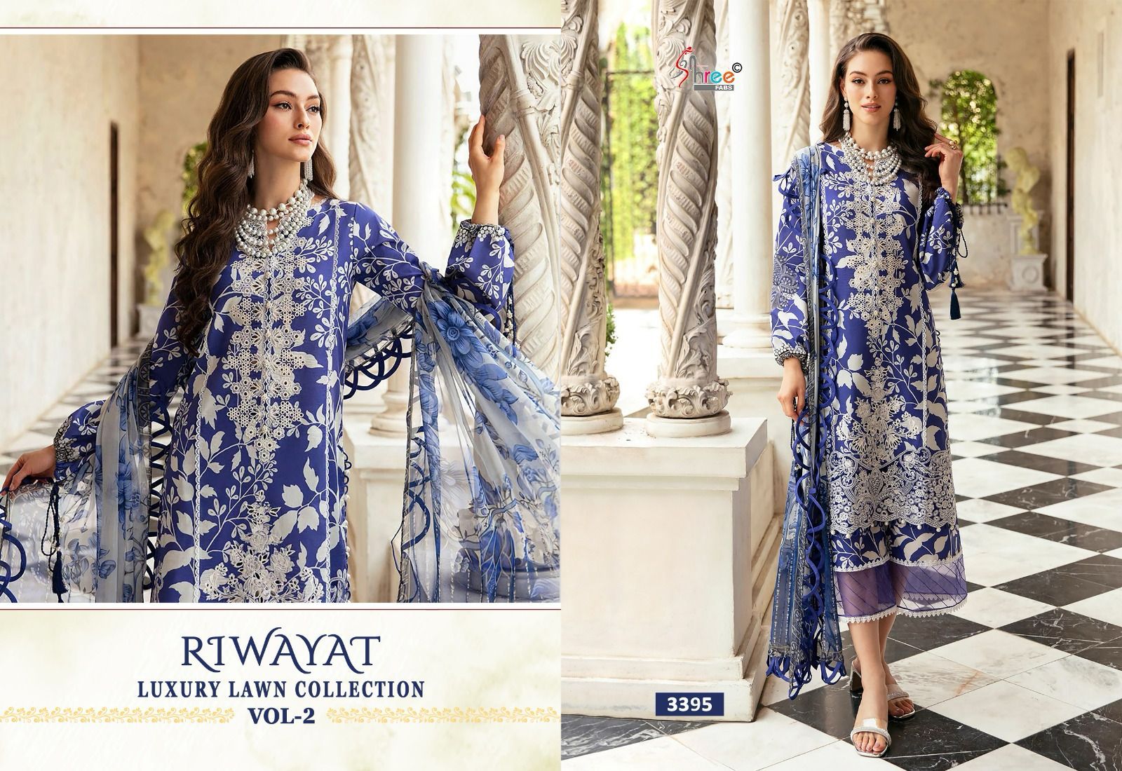 Shree Riwayat Luxury Lawn Collection Vol 2 collection 2