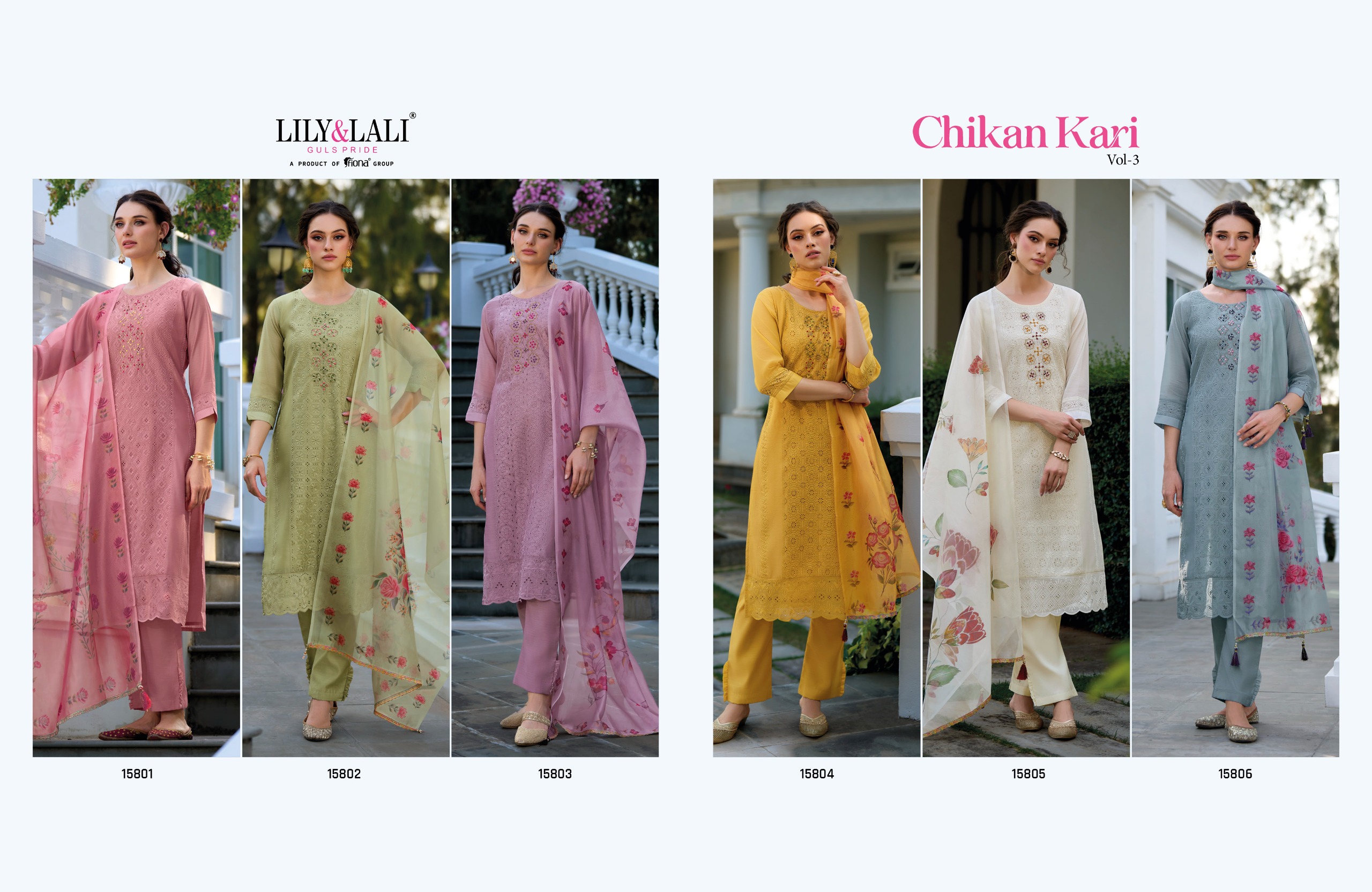 Lilly Laly Chikankari Vol 3 collection 2