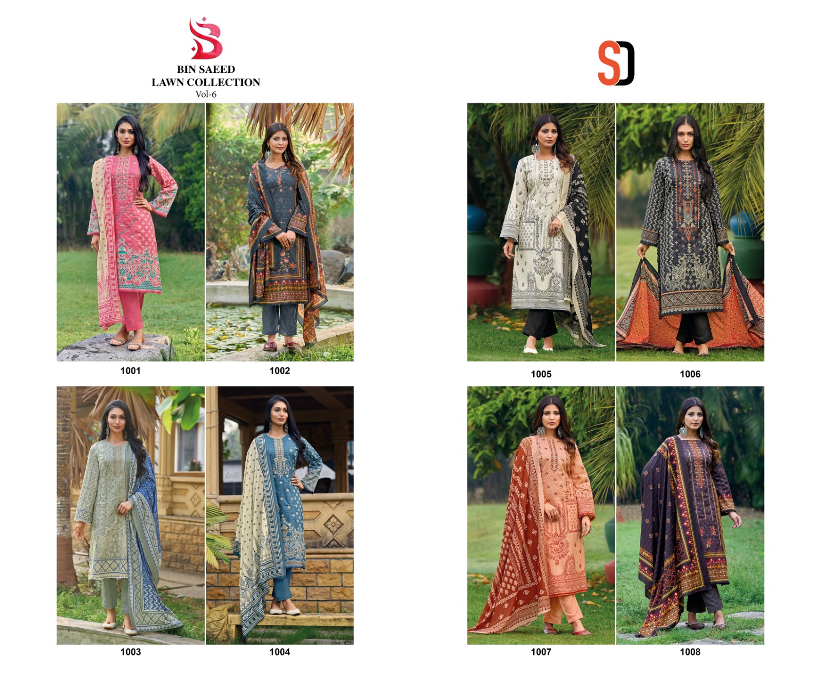 Shraddha Bin Saeed Lawn Collection Vol 6 collection 9