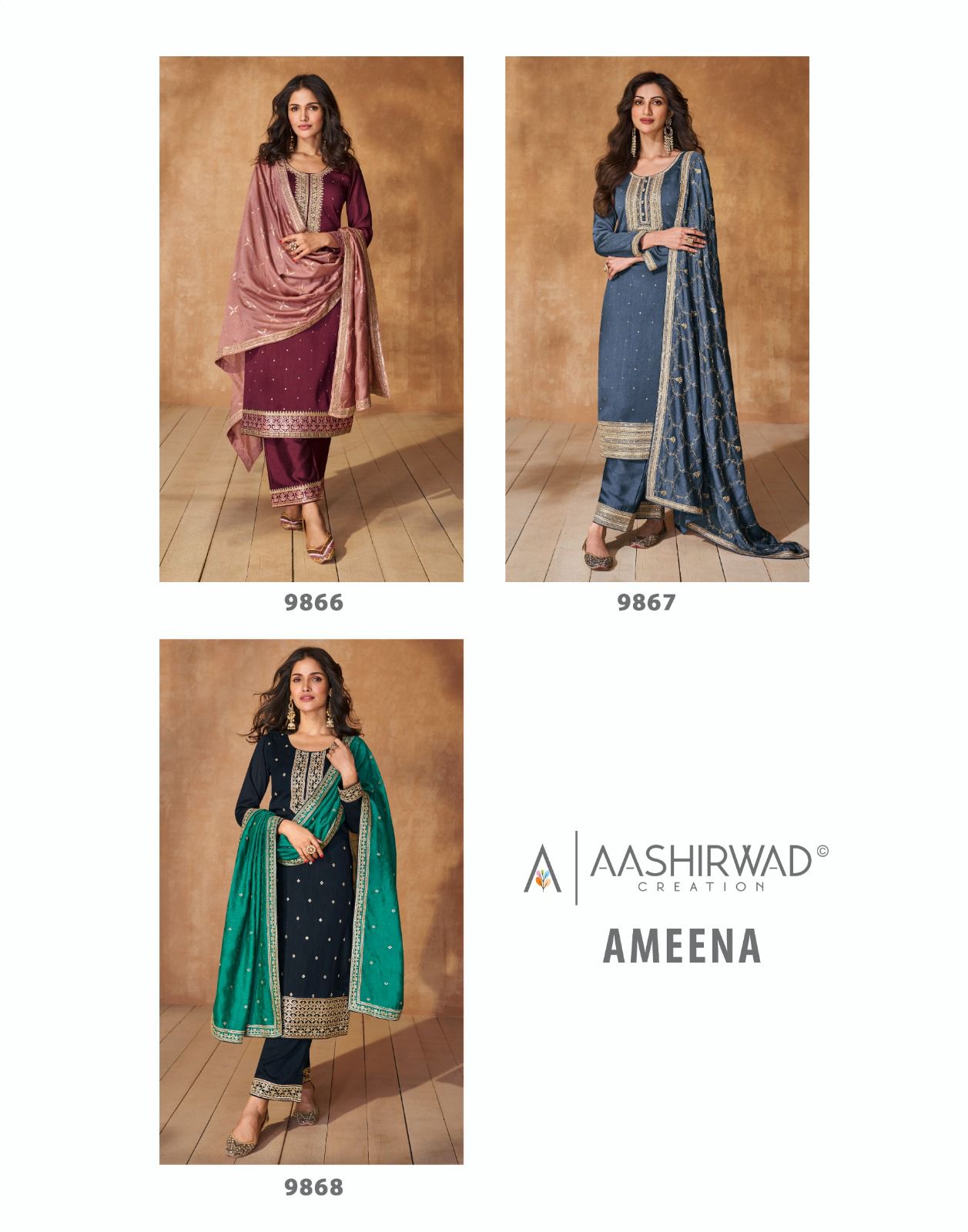 Aashirwad Gulkand Ameena collection 4