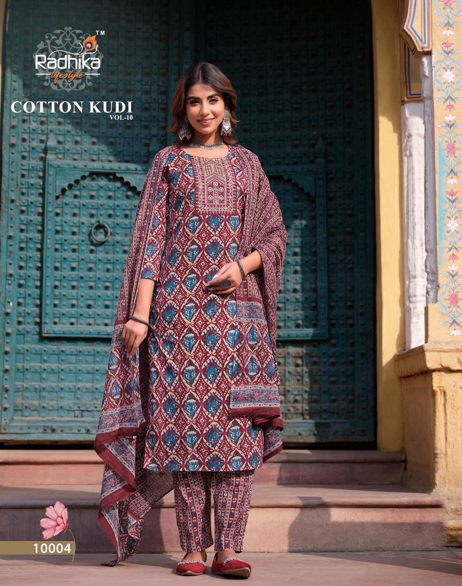 Radhika Cotton Kudi Vol 10 collection 4