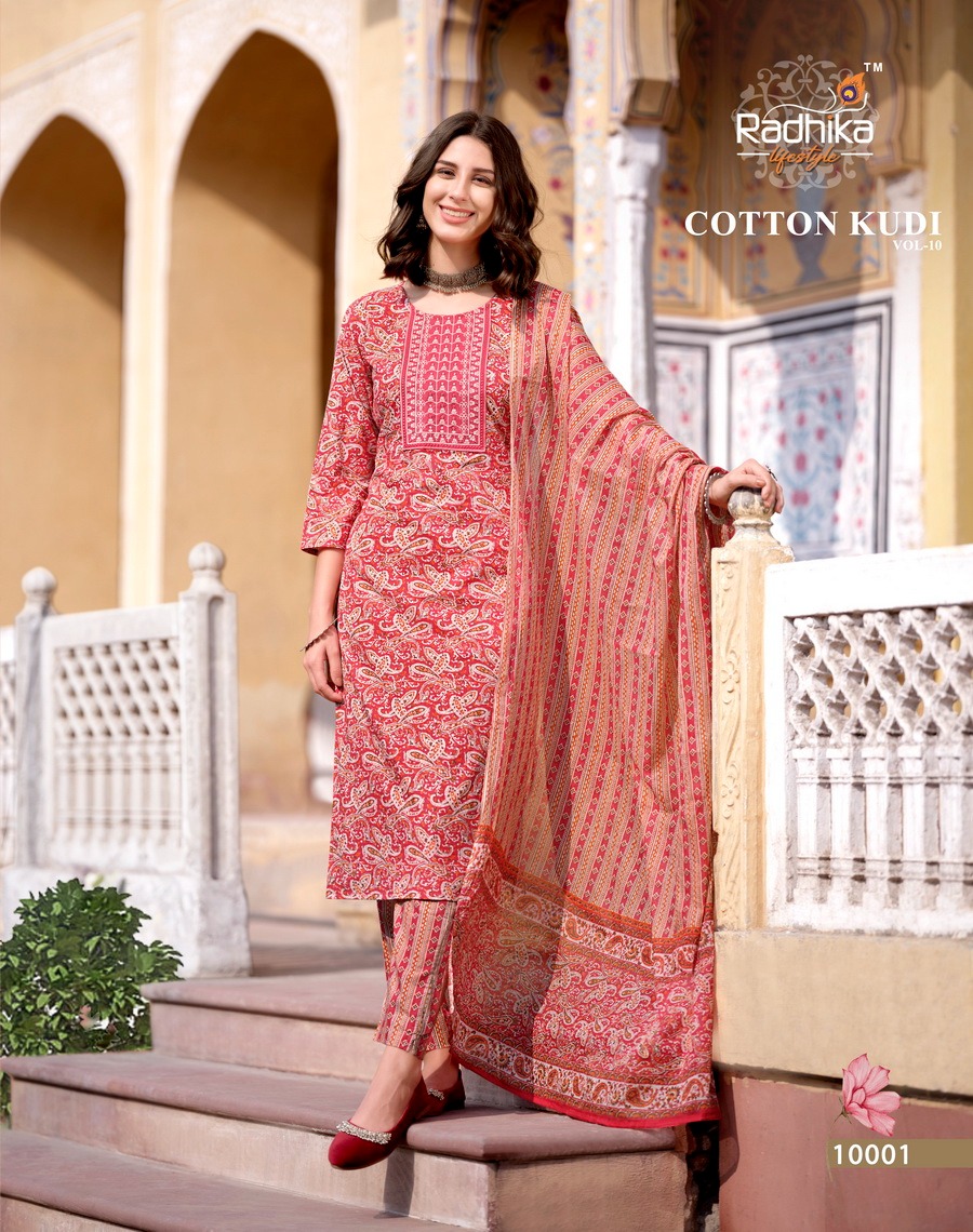Radhika Cotton Kudi Vol 10 collection 1