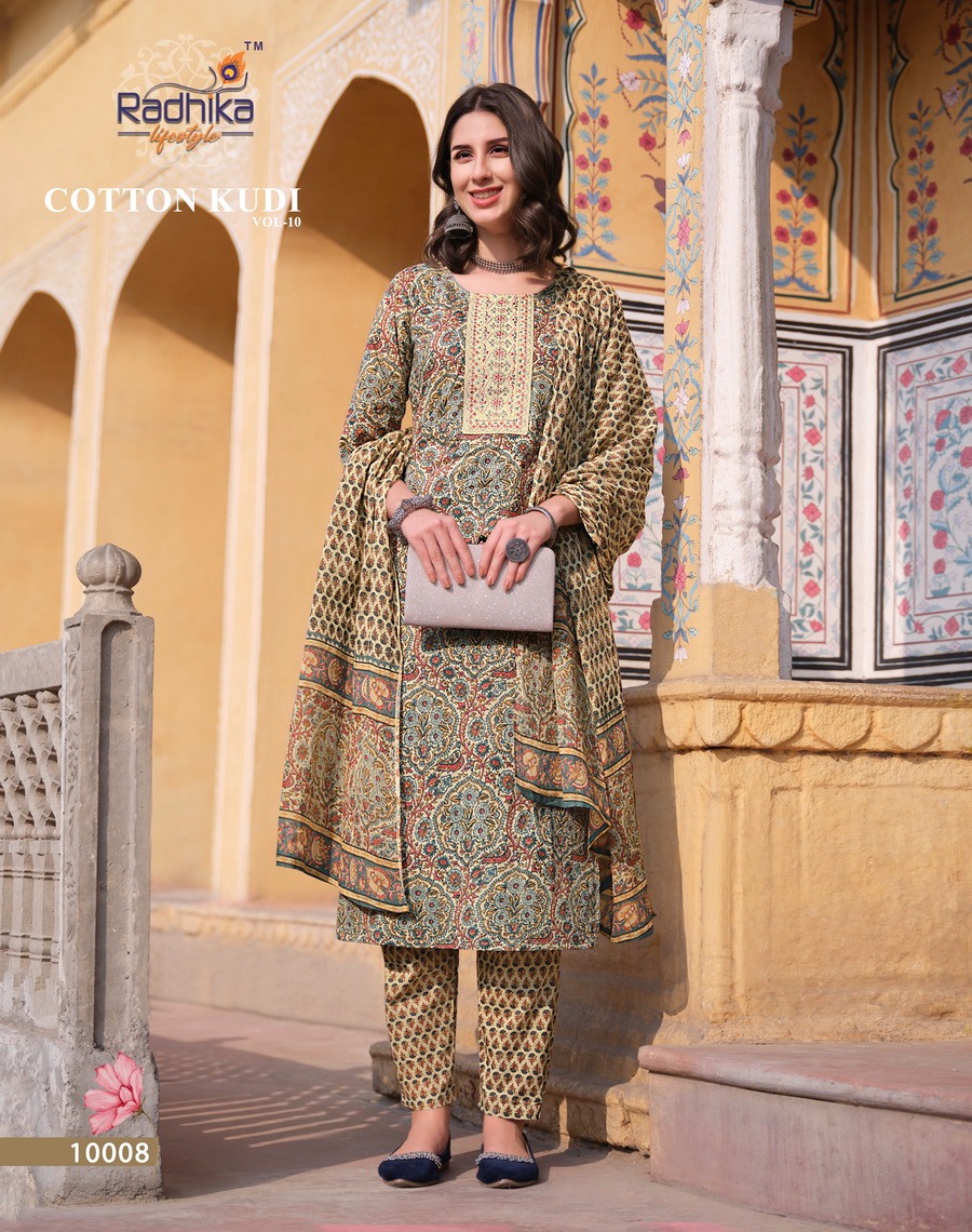Radhika Cotton Kudi Vol 10 collection 8