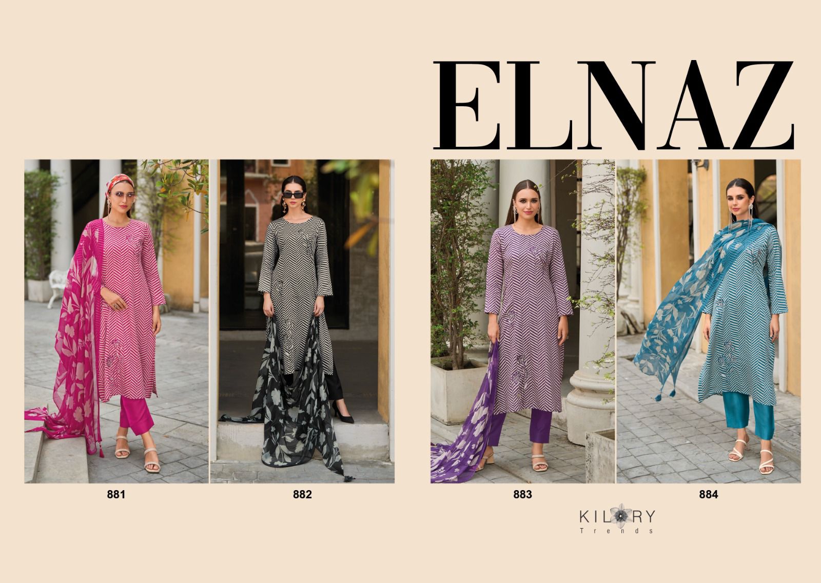 Kilory Elnaz Pure Jam Cotton Designer Dress Material collection 5