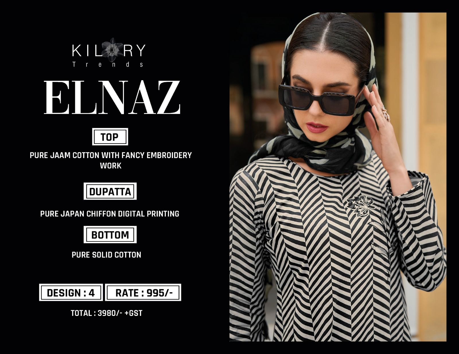 Kilory Elnaz Pure Jam Cotton Designer Dress Material collection 6