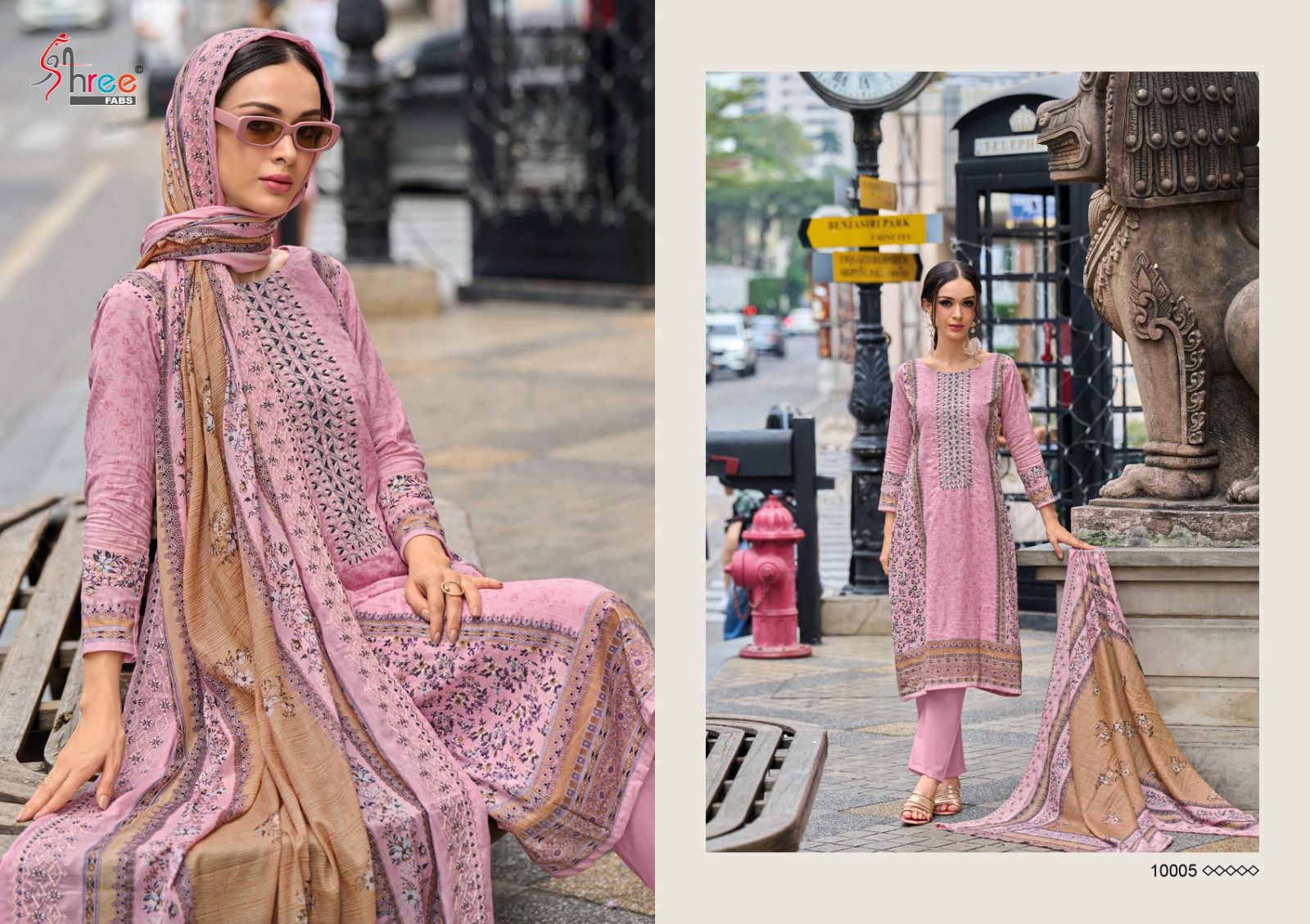Shree Bin Saeed Lawn Collection Vol 10 collection 3