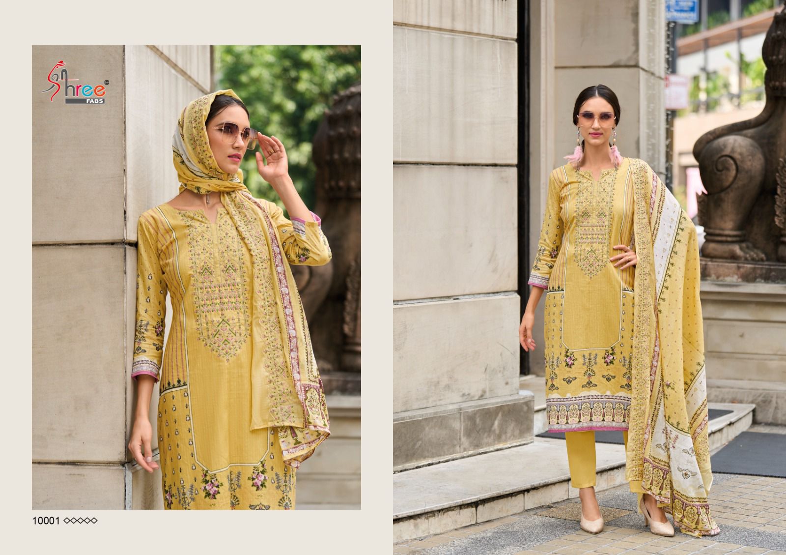 Shree Bin Saeed Lawn Collection Vol 10 collection 4