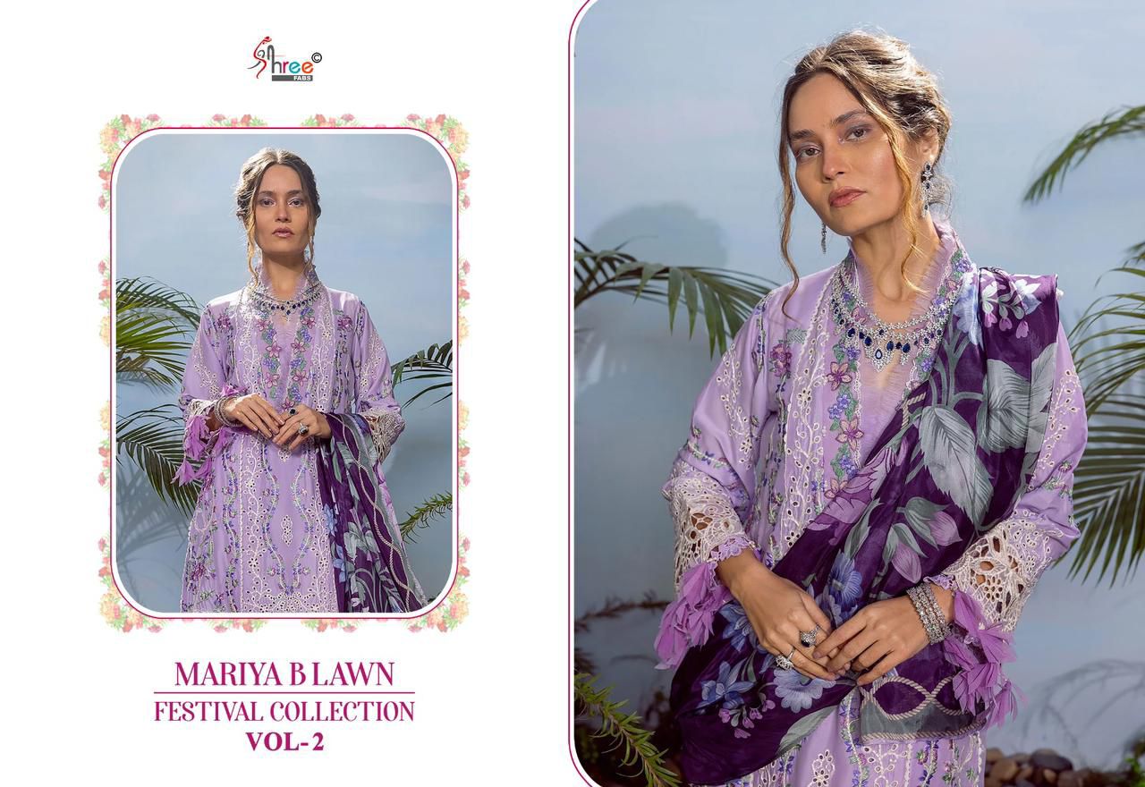 Shree Mariya B Lawn Festival Collection Vol 2 collection 5