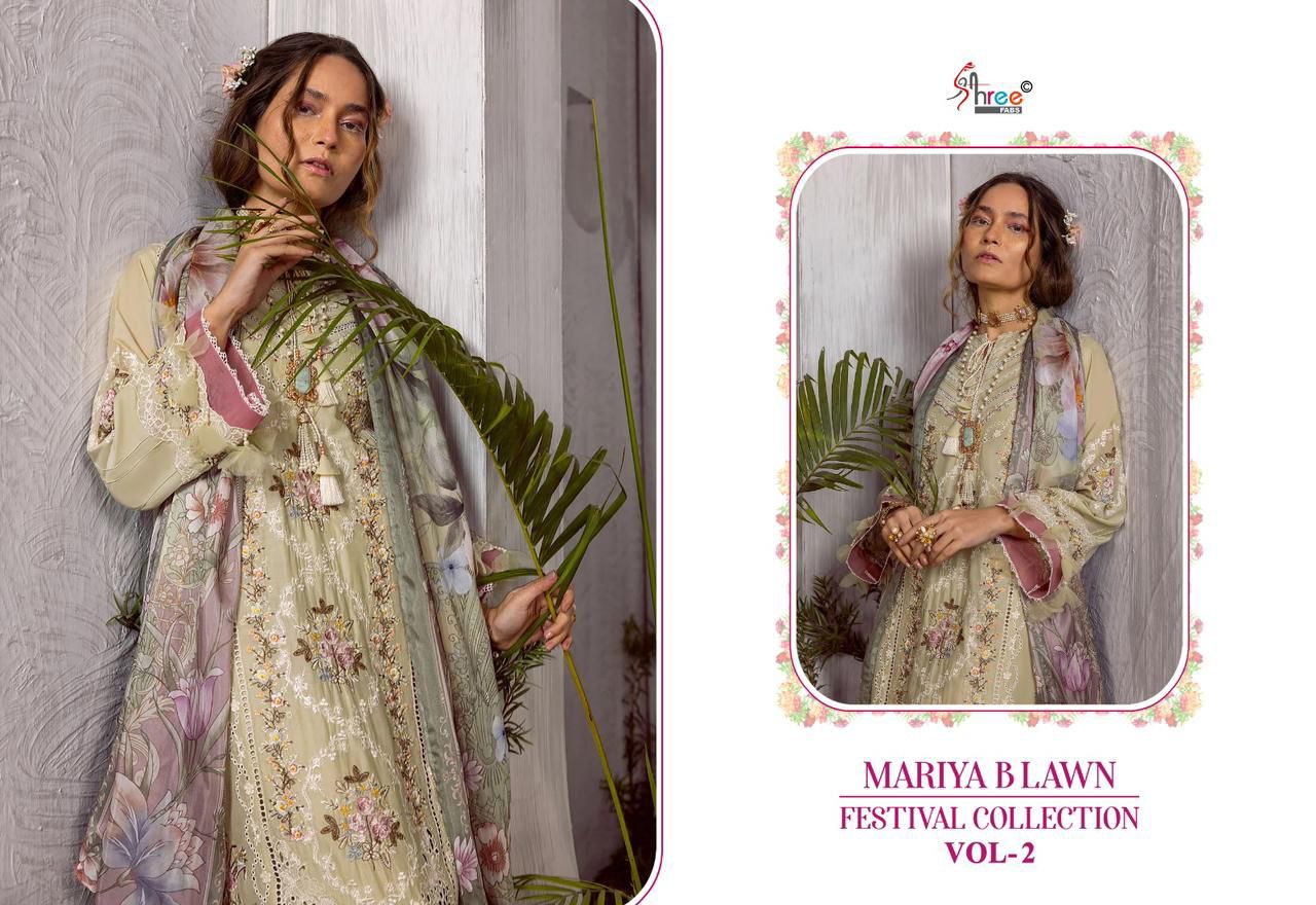 Shree Mariya B Lawn Festival Collection Vol 2 collection 12