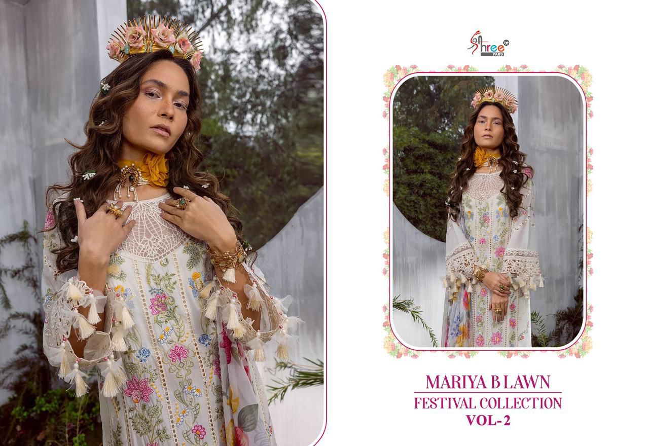 Shree Mariya B Lawn Festival Collection Vol 2 collection 9
