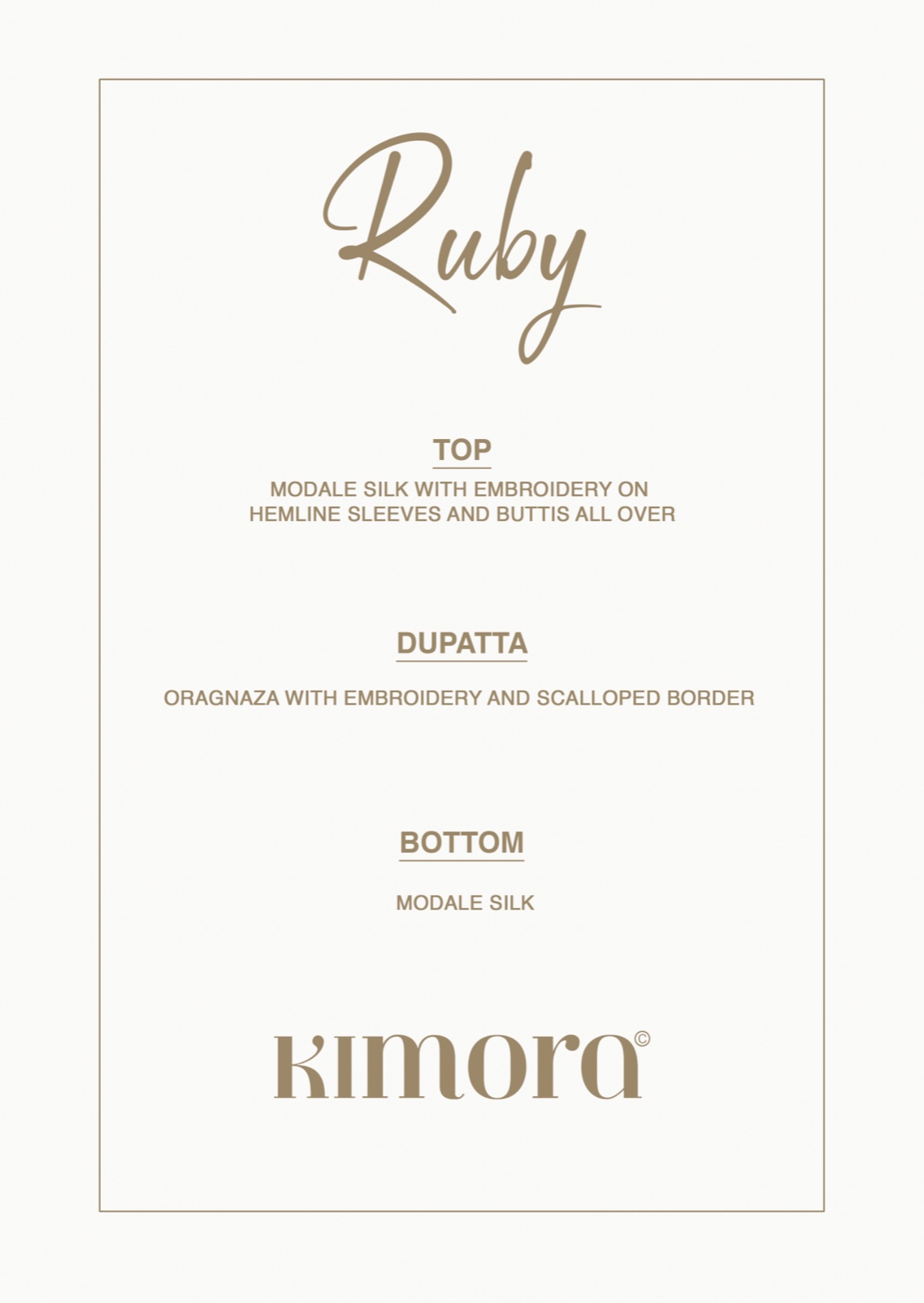Kimora Ruby collection 12