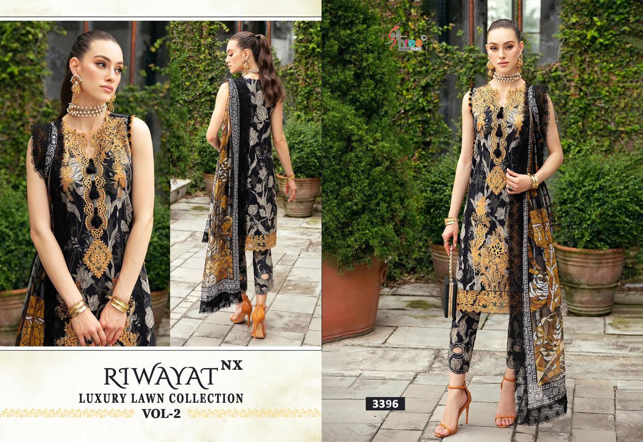 Shree Riwayat Luxury Lawn Collection Vol 2 Nx collection 3