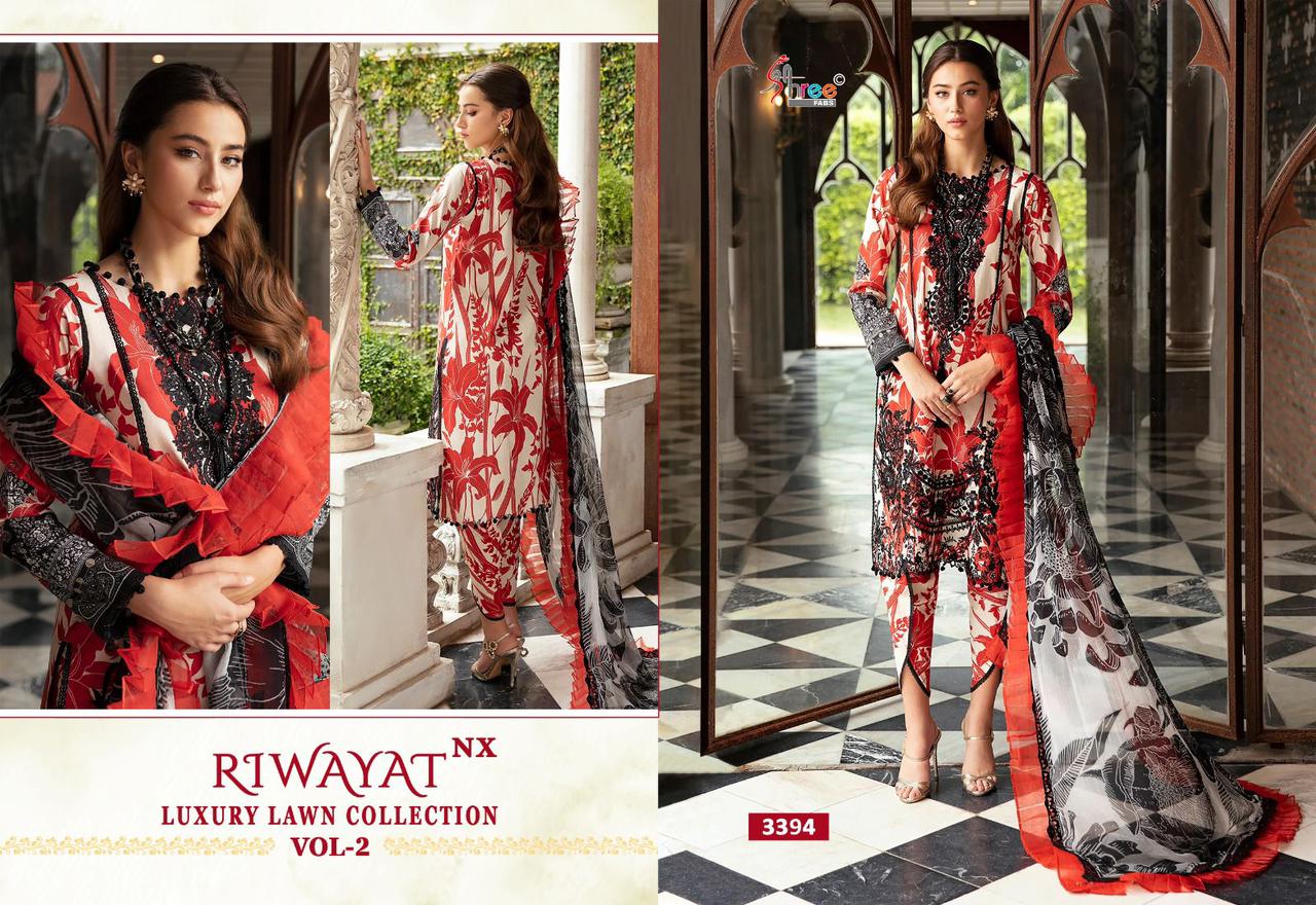 Shree Riwayat Luxury Lawn Collection Vol 2 Nx collection 4