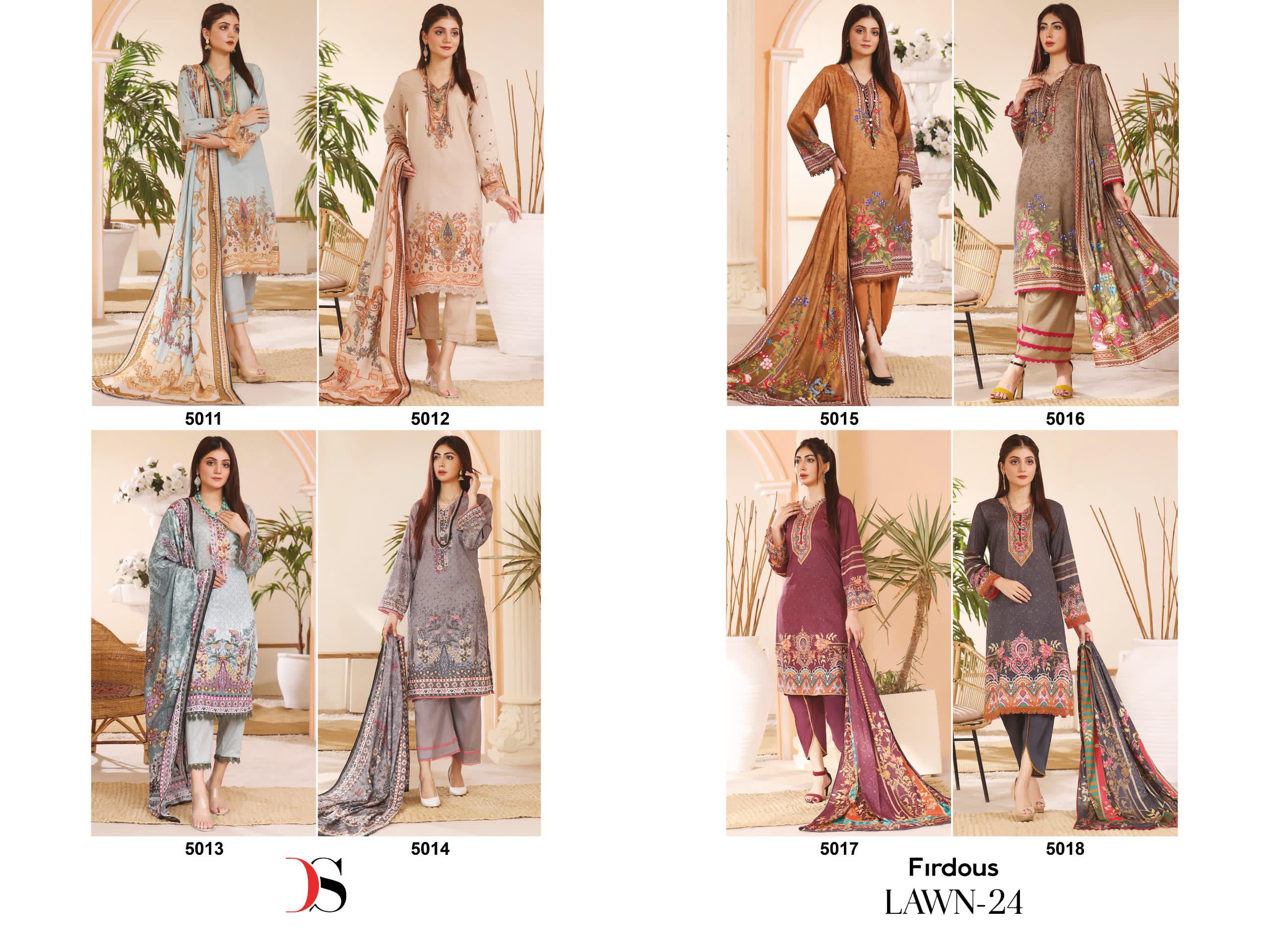 Deepsy Firdous Lawn 24 collection 5