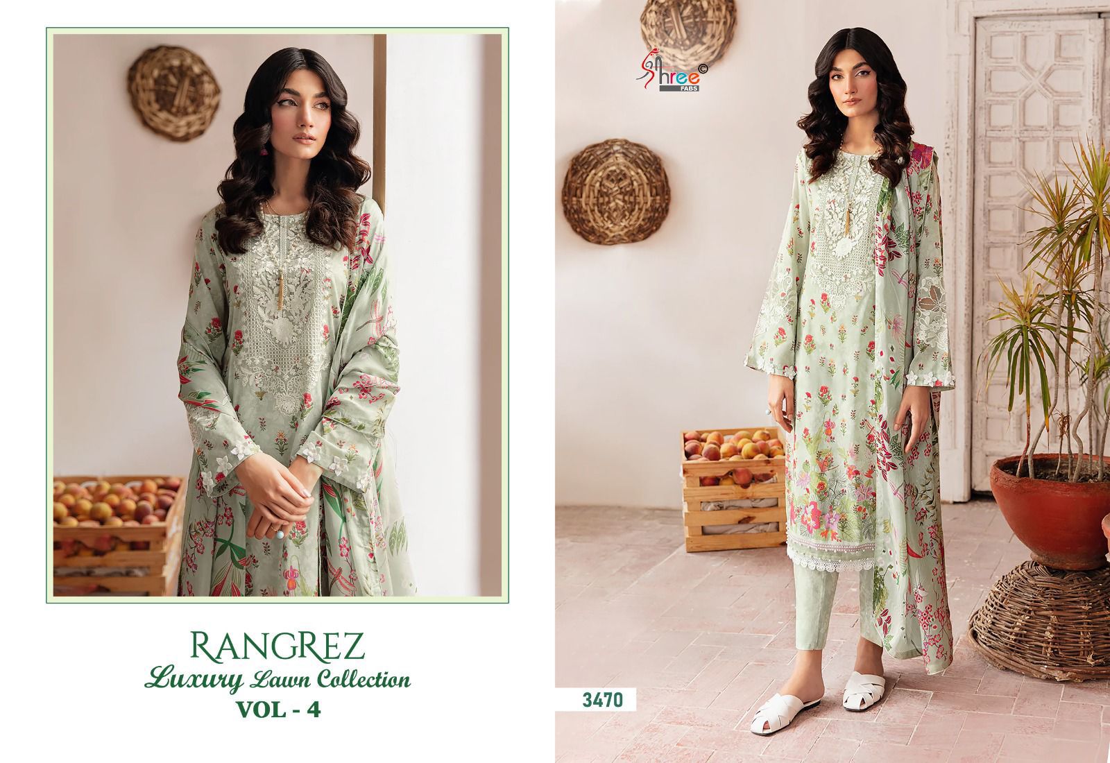 Shree Rangrez Luxury Lawn Collection Vol 4 collection 4