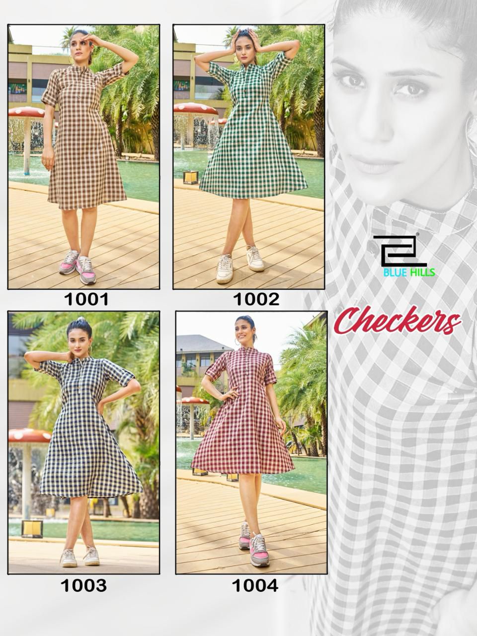 Blue hills Checkers collection 5