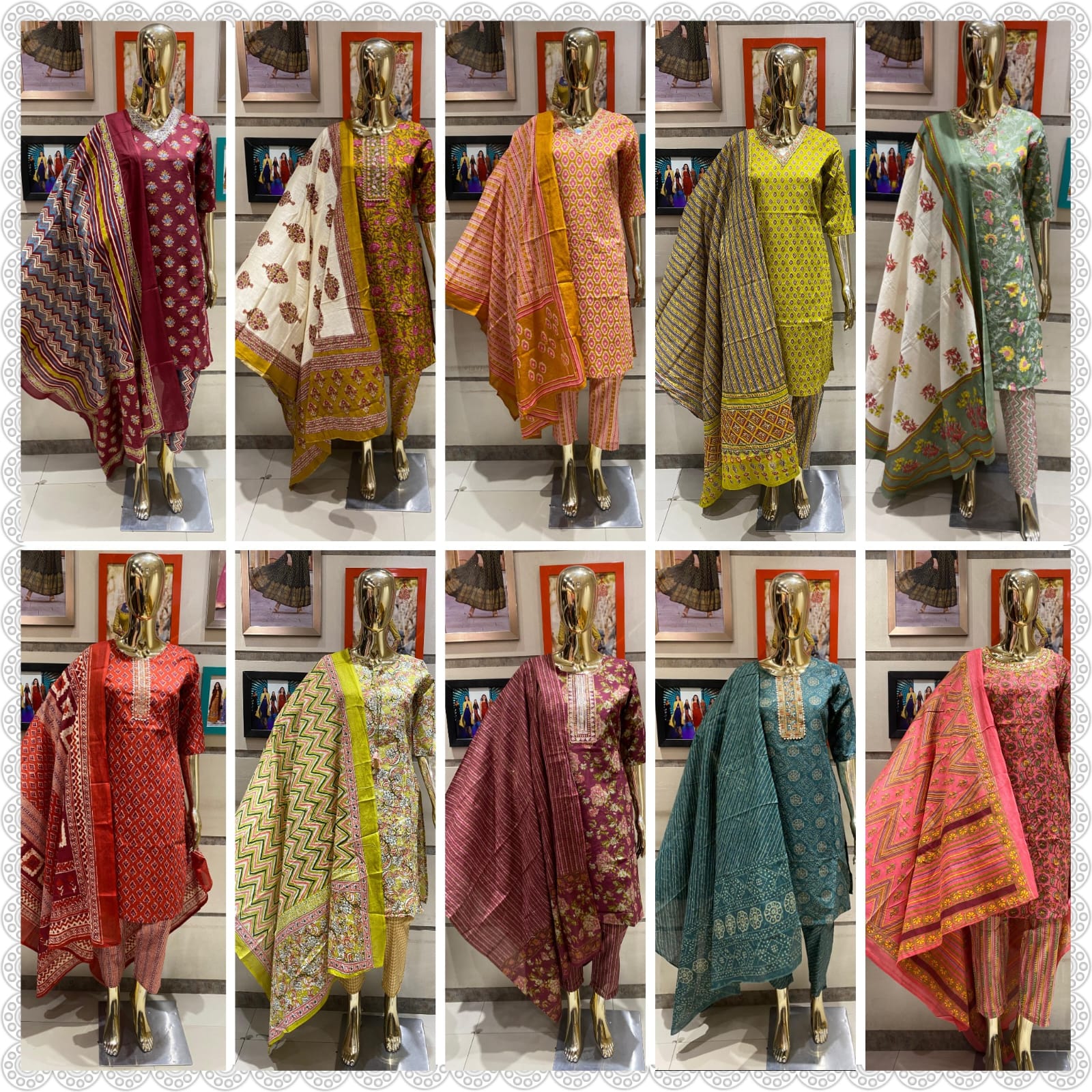 Diya Odhani Cotton collection 3