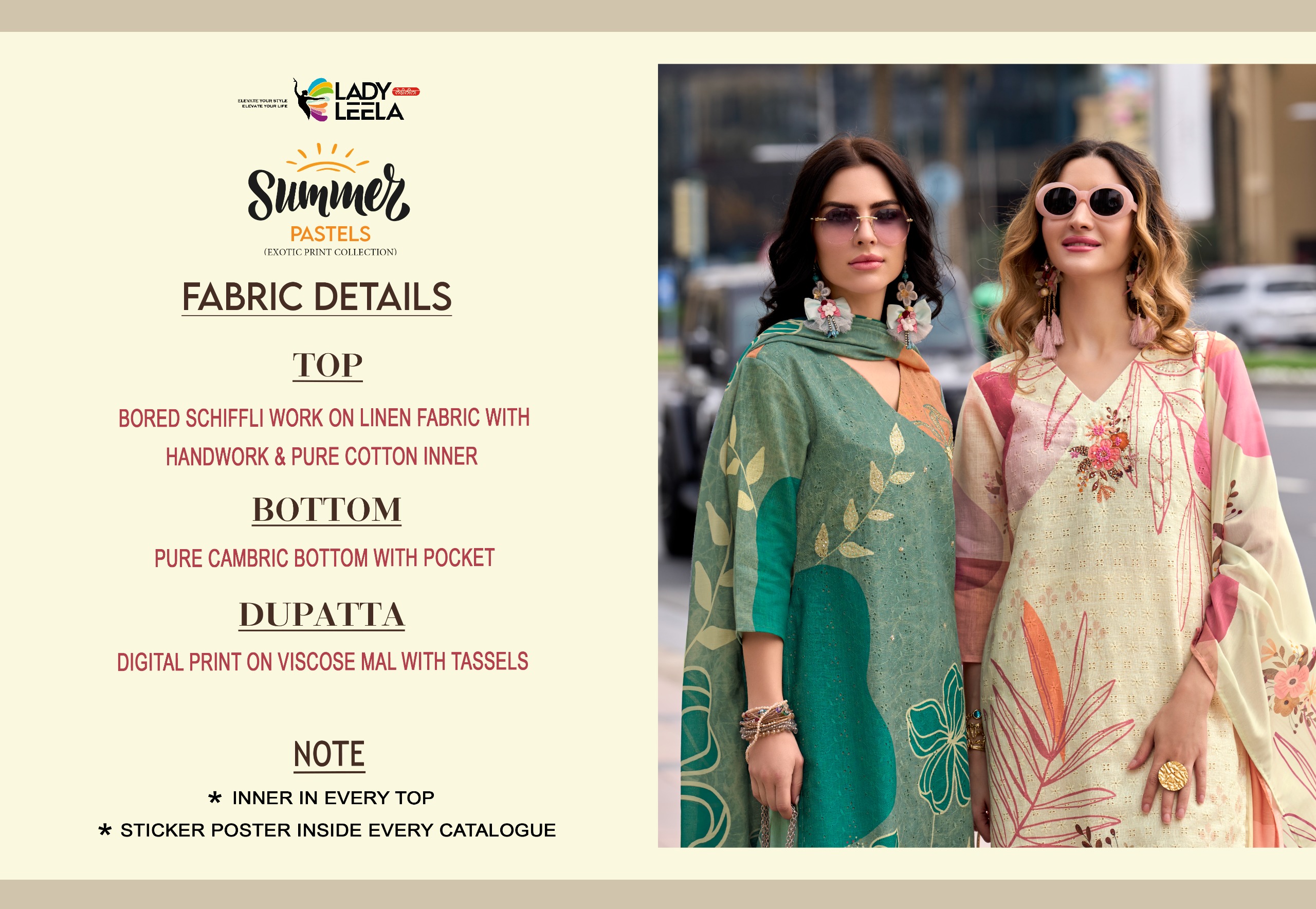 Lady Leela Summer Pastels collection 1