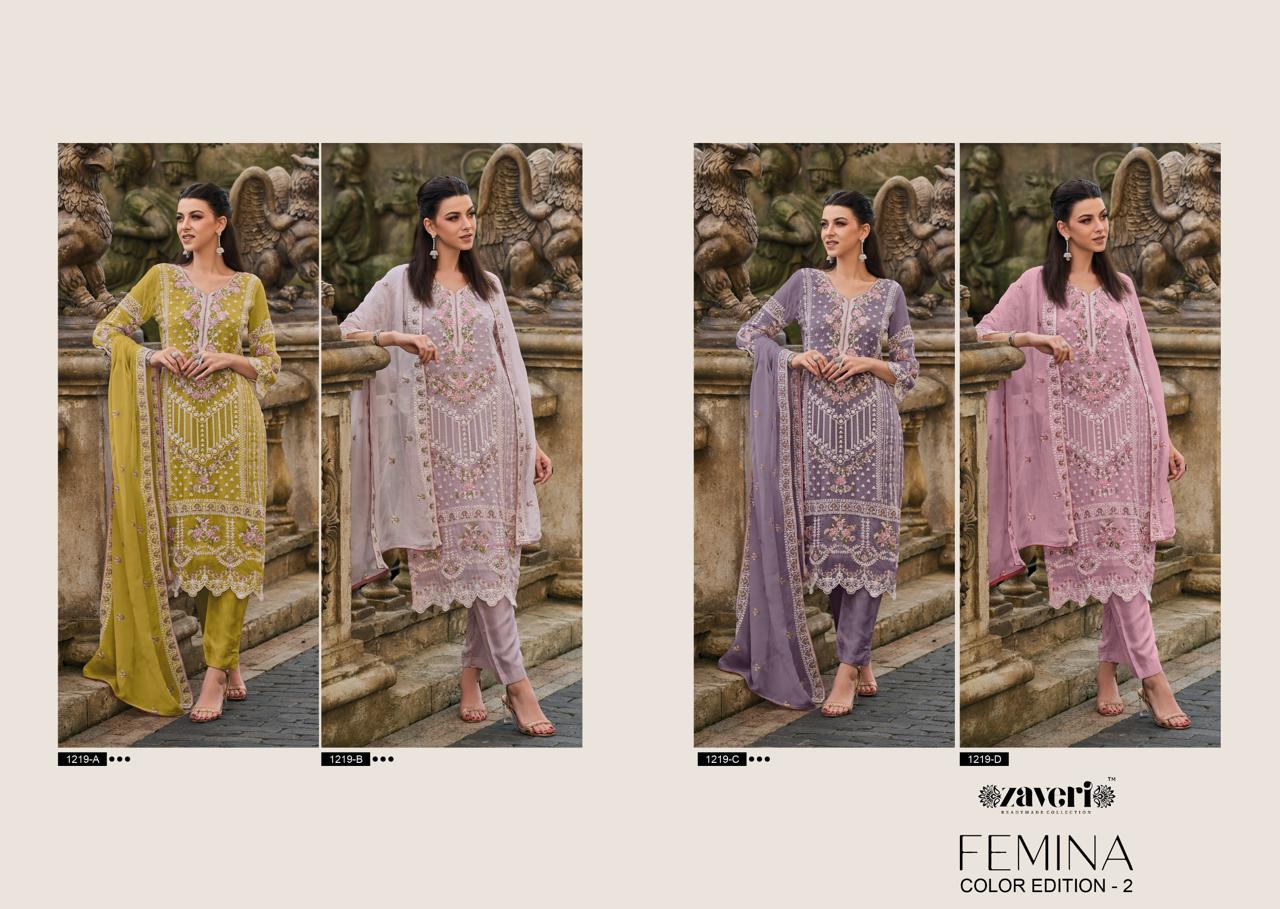 Zaveri Femina Colour Edition Vol 2 collection 1