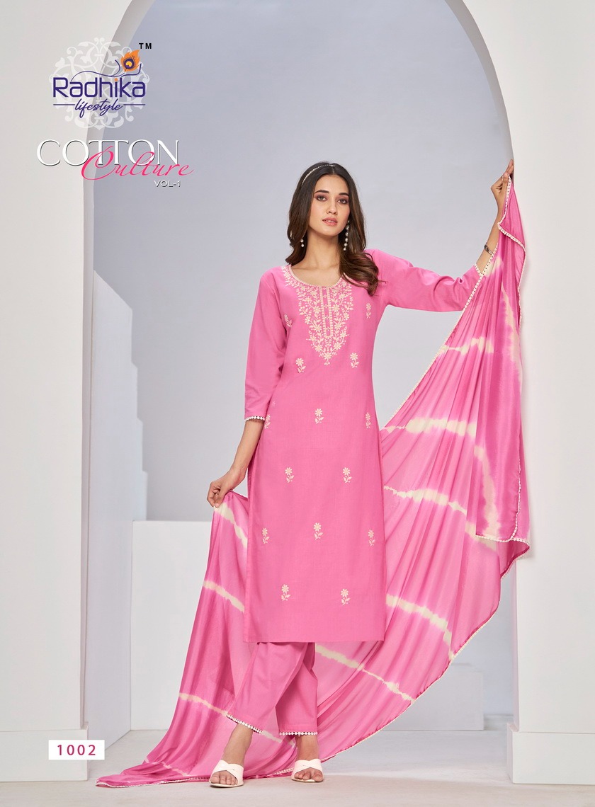 Radhika Cotton Culture Vol 1 collection 1