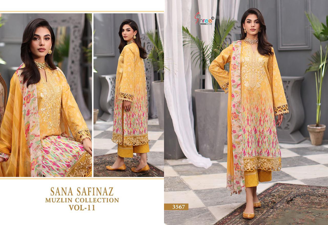 Shree Sana Safinaz Muzlin Vol 11 collection 1