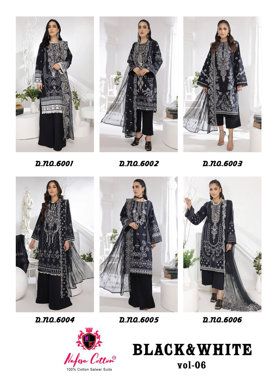 Nafisa Black And White Vol 6 collection 7