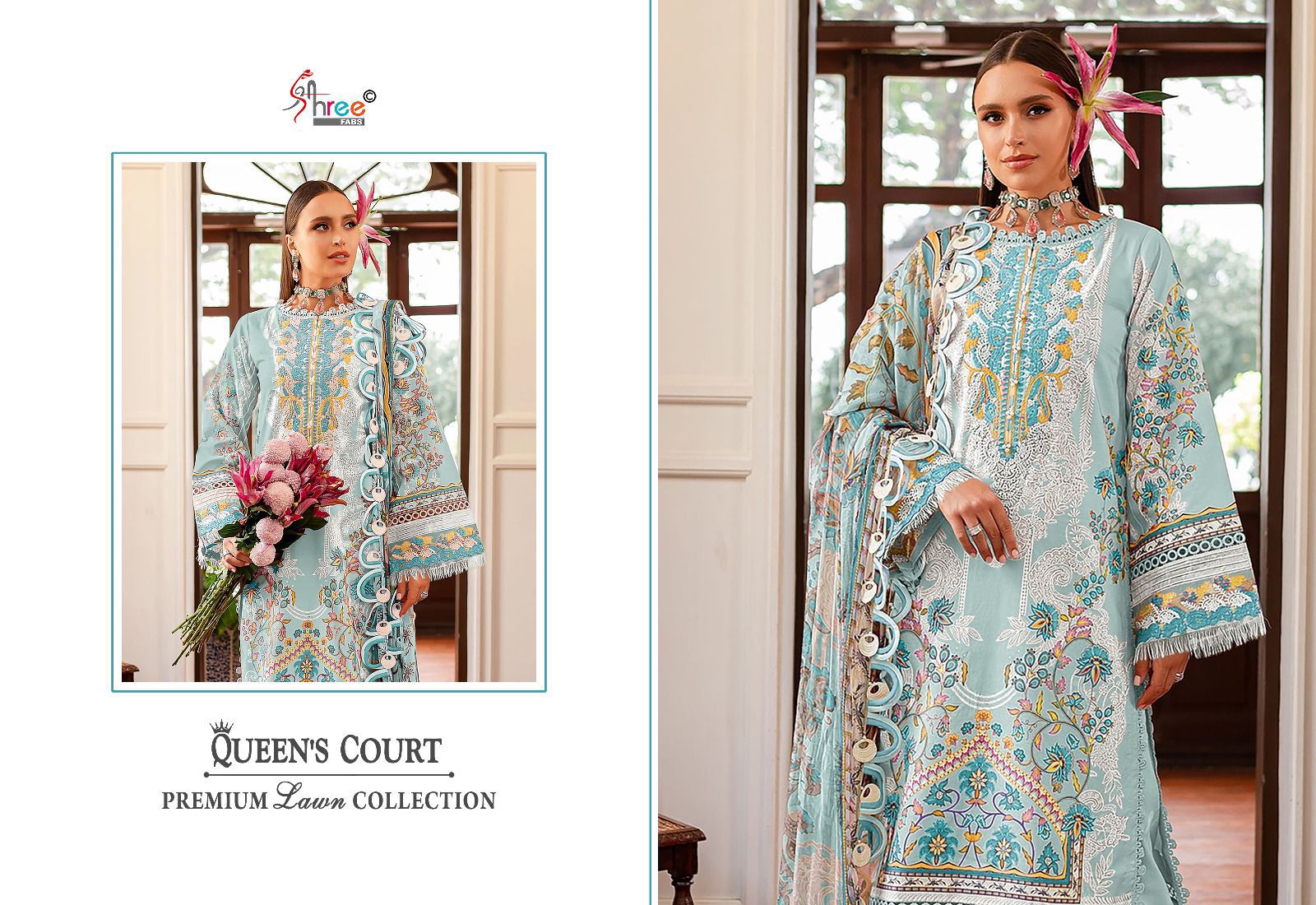 Shree Queen Court Premium Lawn Collection collection 4