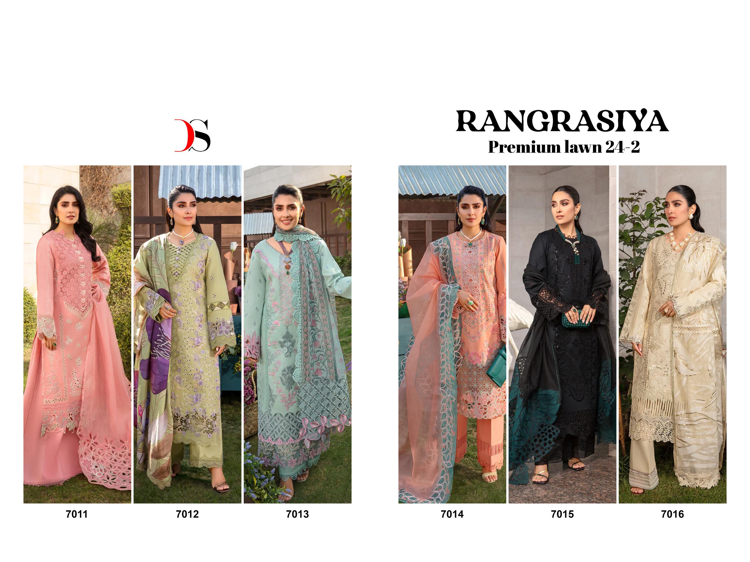 Deepsy Rangrasiya Premium Lawn 24 Vol 2 collection 2