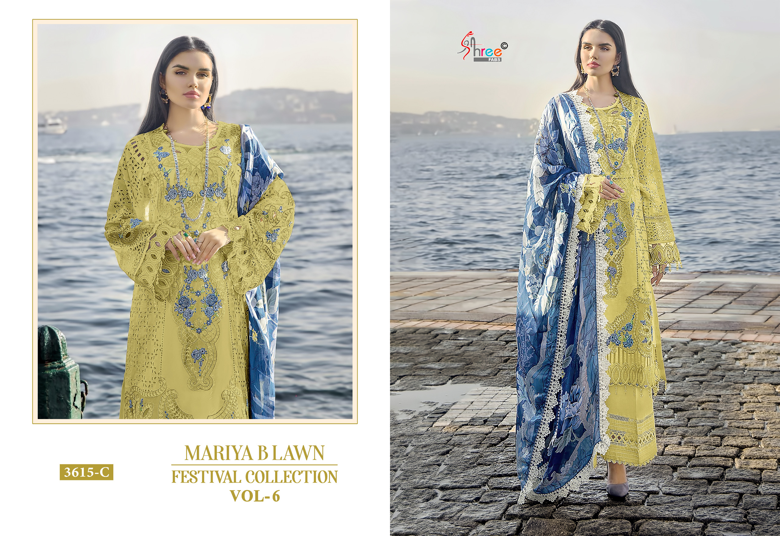 Shree Mariya B Lawn Festival Collection Vol 6 collection 2