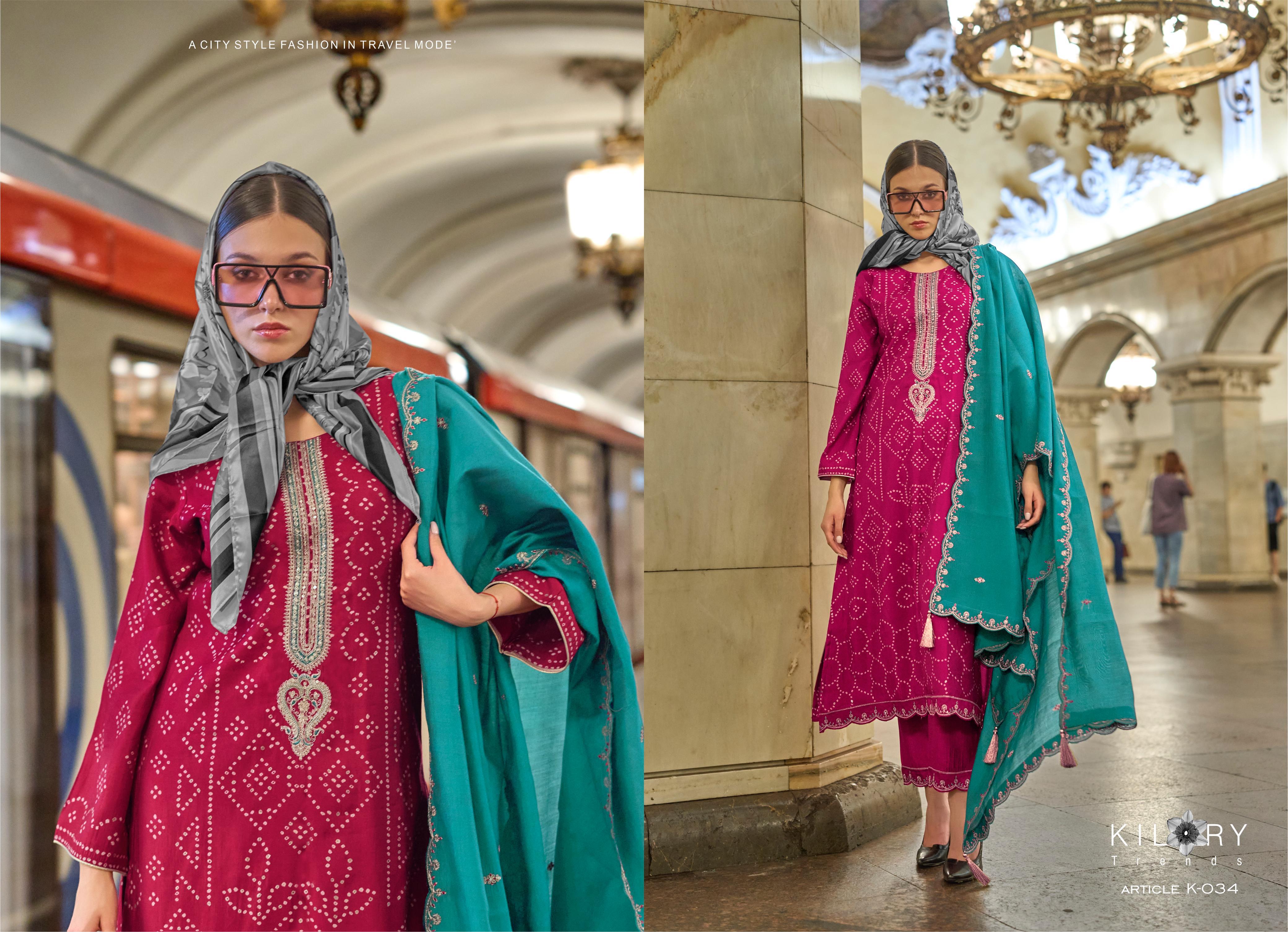 Kilory Silk Of Bandhej Vol 3 collection 1