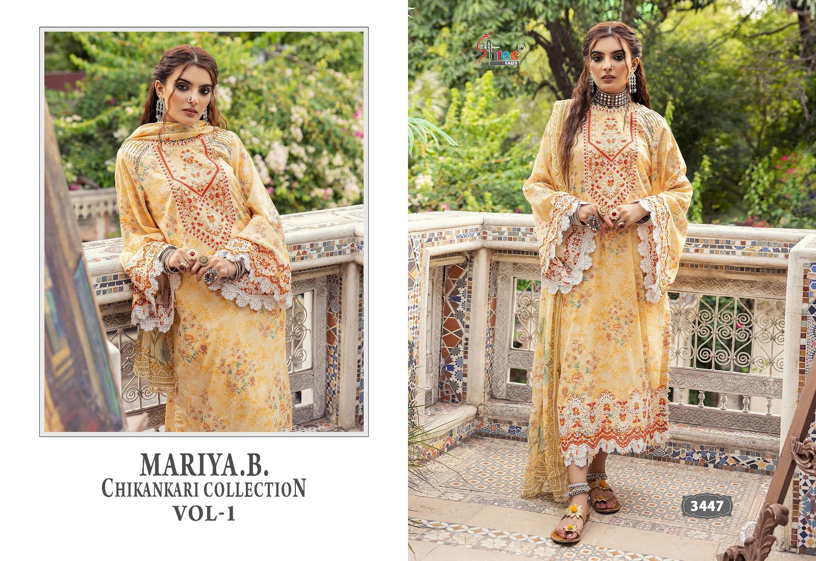 Shree Mariya B Chikankari Vol 1 collection 7