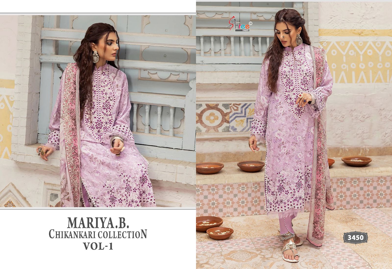 Shree Mariya B Chikankari Vol 1 collection 4