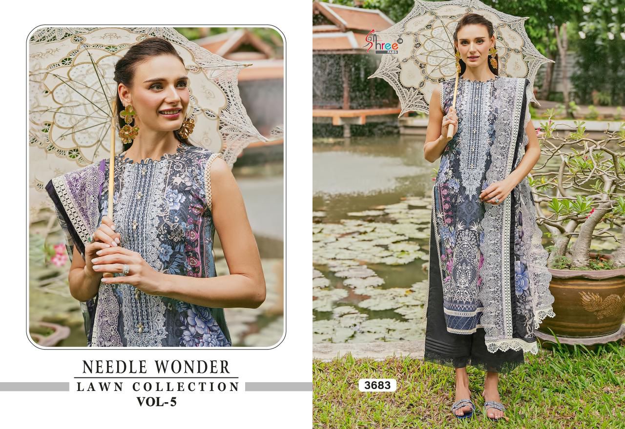 Shree Needel Wonder Lawn Collection Vol 5 collection 3