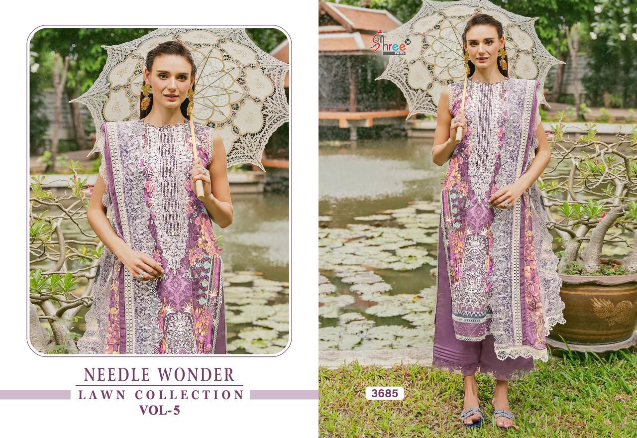 Shree Needel Wonder Lawn Collection Vol 5 collection 2