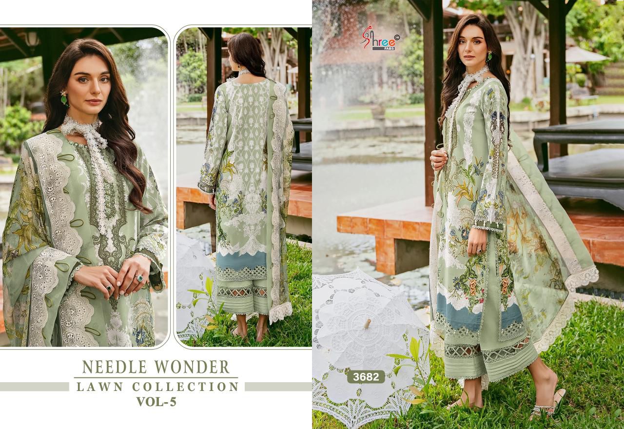 Shree Needel Wonder Lawn Collection Vol 5 collection 4