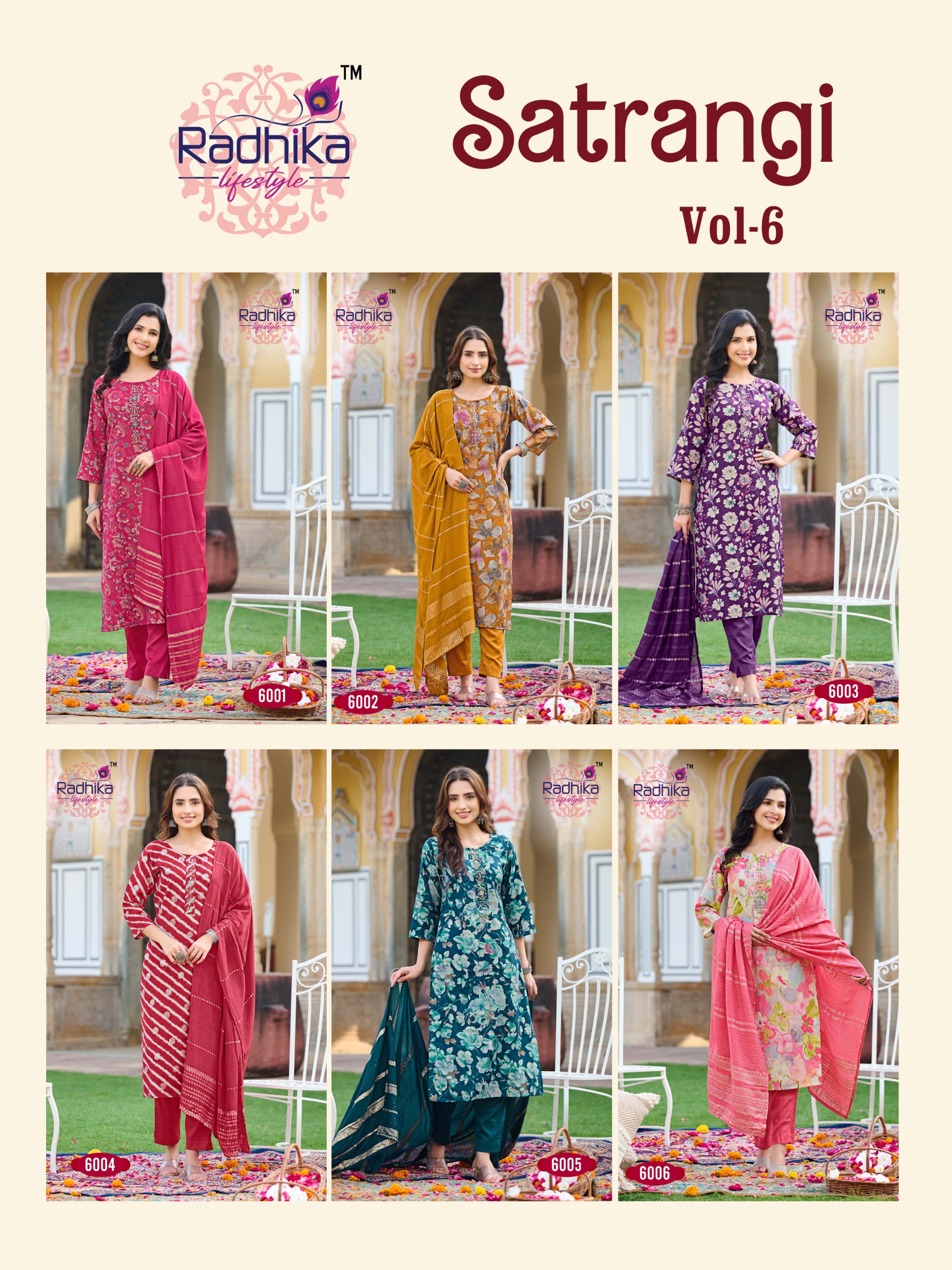 Radhika Satrangi Vol 6 collection 1