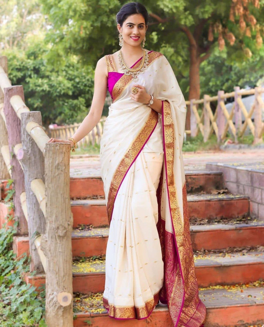 Sd Laxmi White collection 7